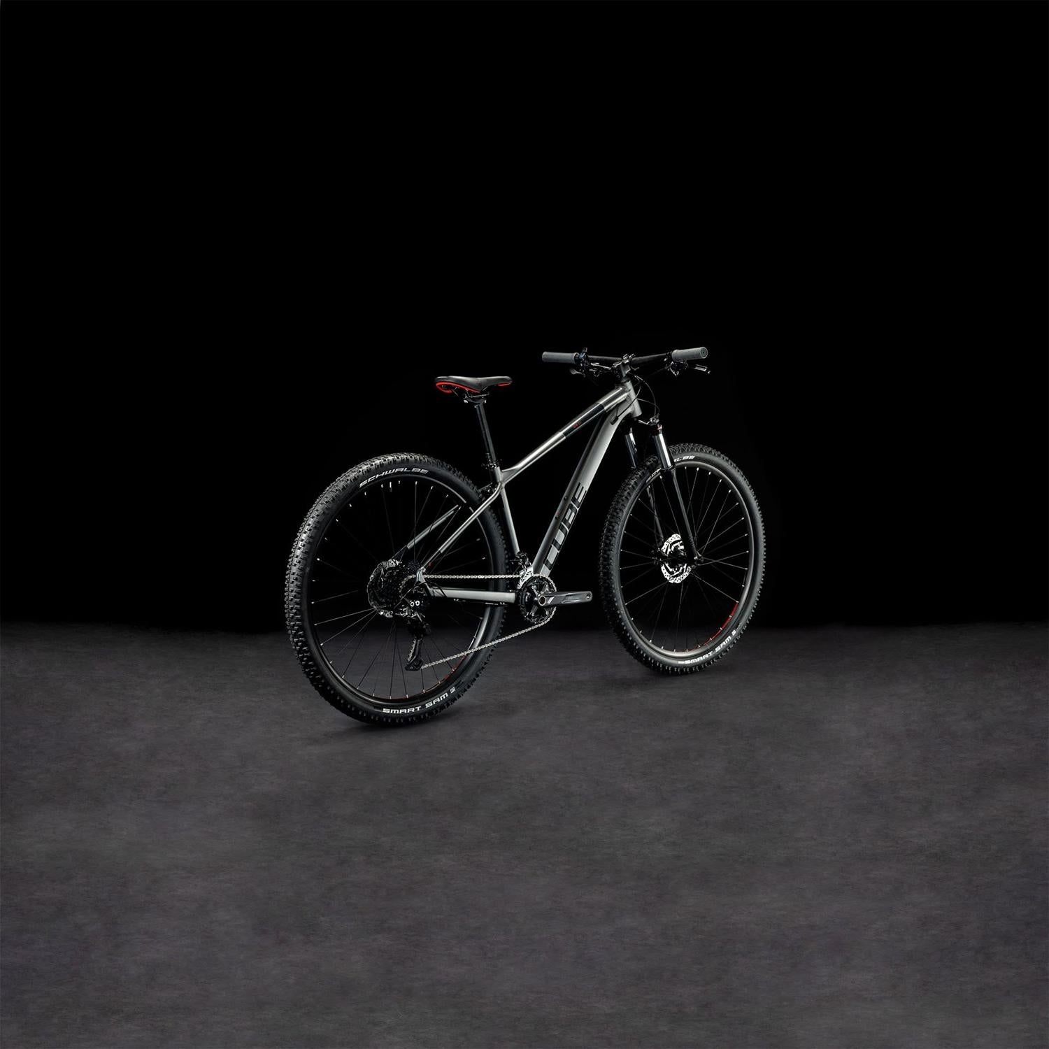 Cube AIM Hardtail Mountain Bike Grey 'n' Red