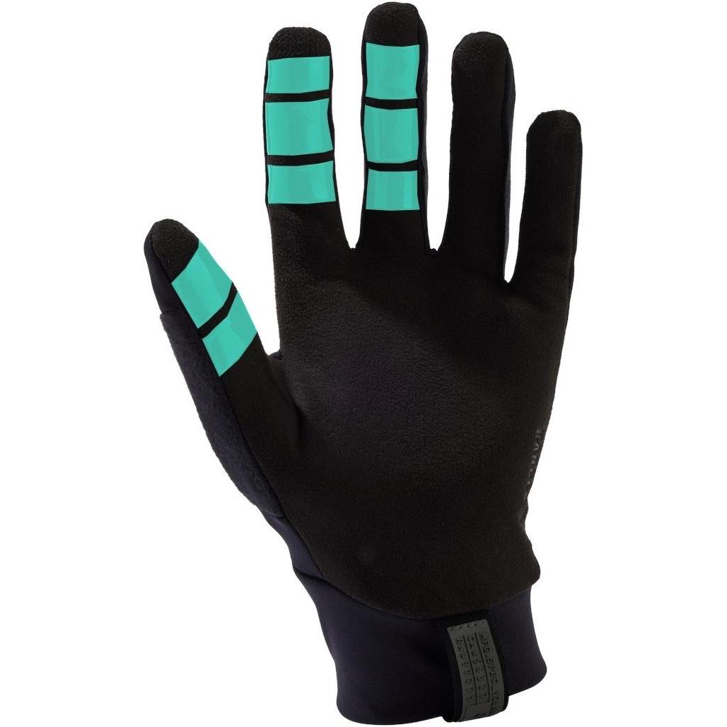 Fox Ranger Fire MTB Gloves Black/Aqua 2025