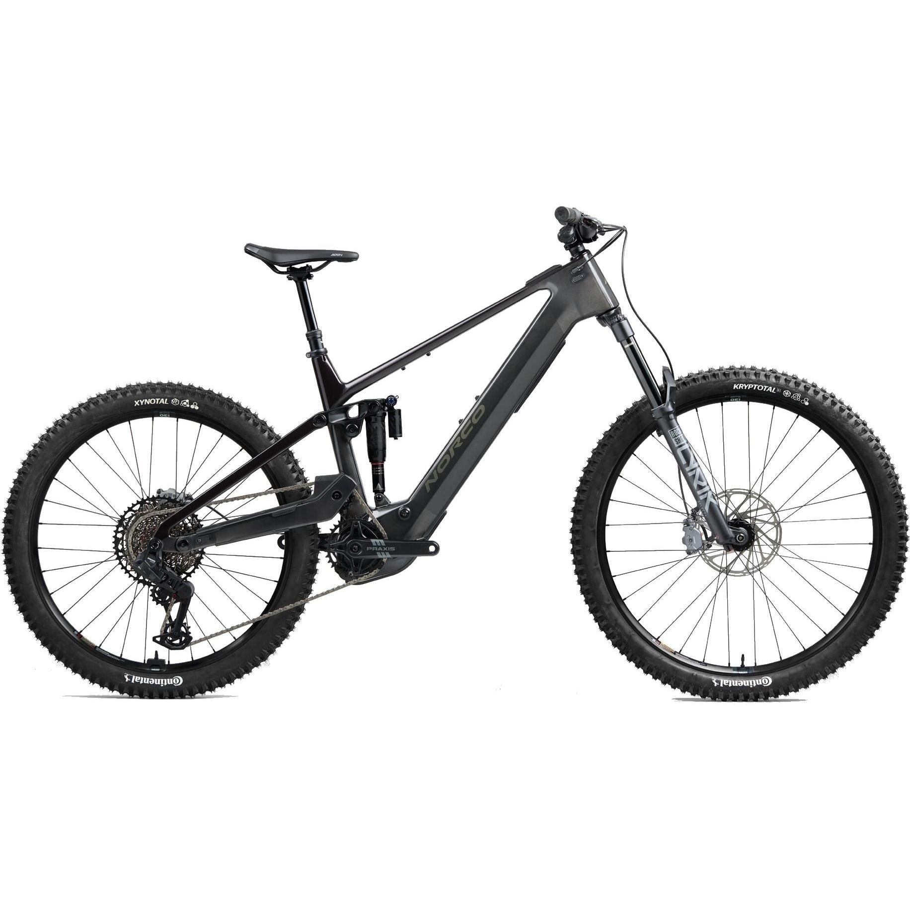 Norco Sight VLT CX C2 150 Electric Enduro Bike Raw Carbon/Purple