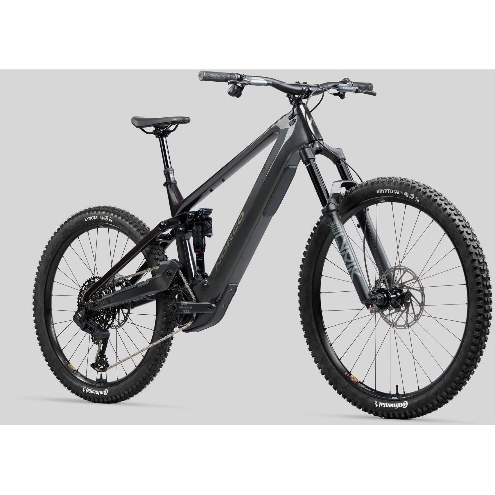 Norco Sight VLT CX C2 150 Electric Enduro Bike Raw Carbon/Purple