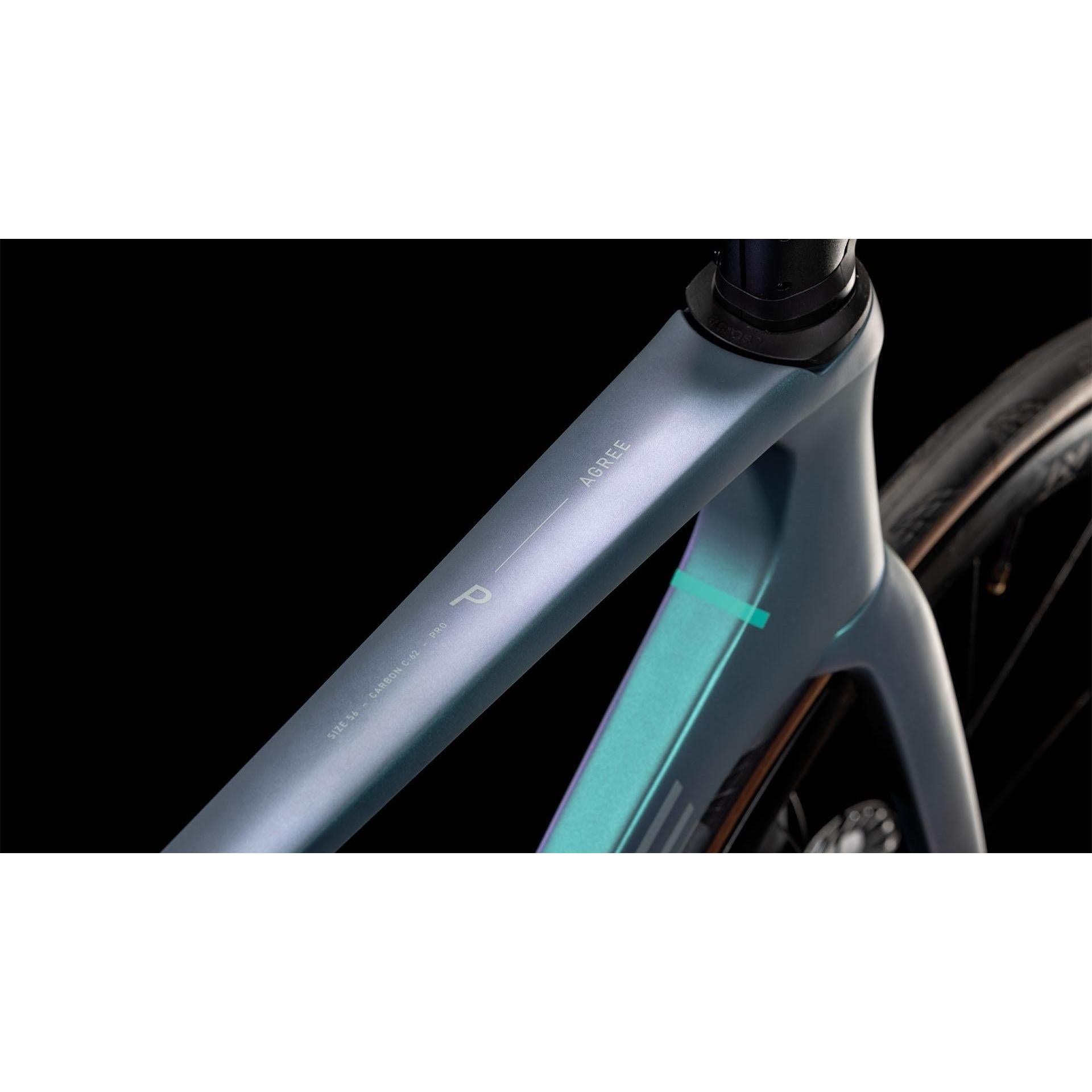 Cube Agree C62 Pro Road Race Bike Polarlight'n'Aquagreen
