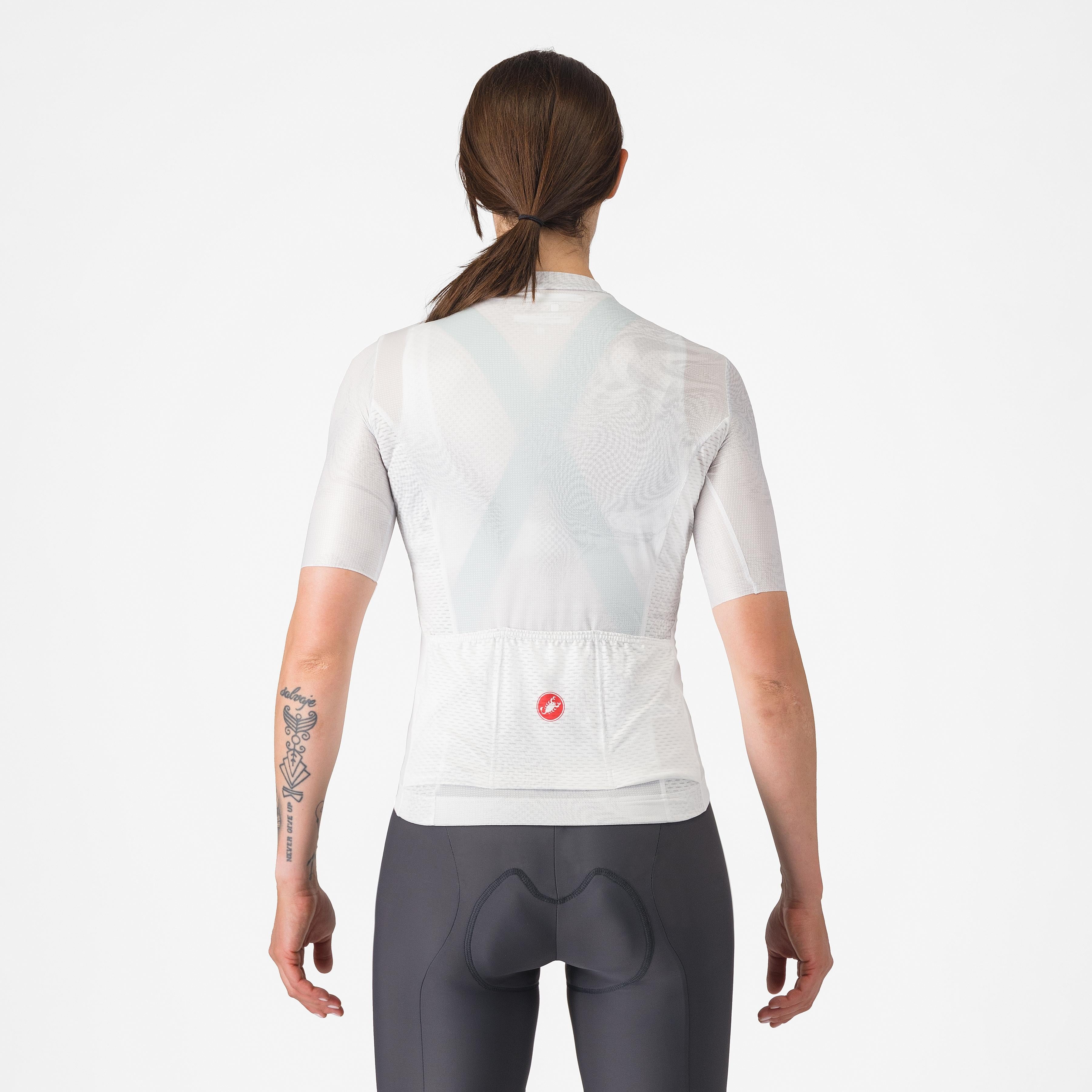 Castelli Fantasia Womens Short Sleeve Road Jersey White