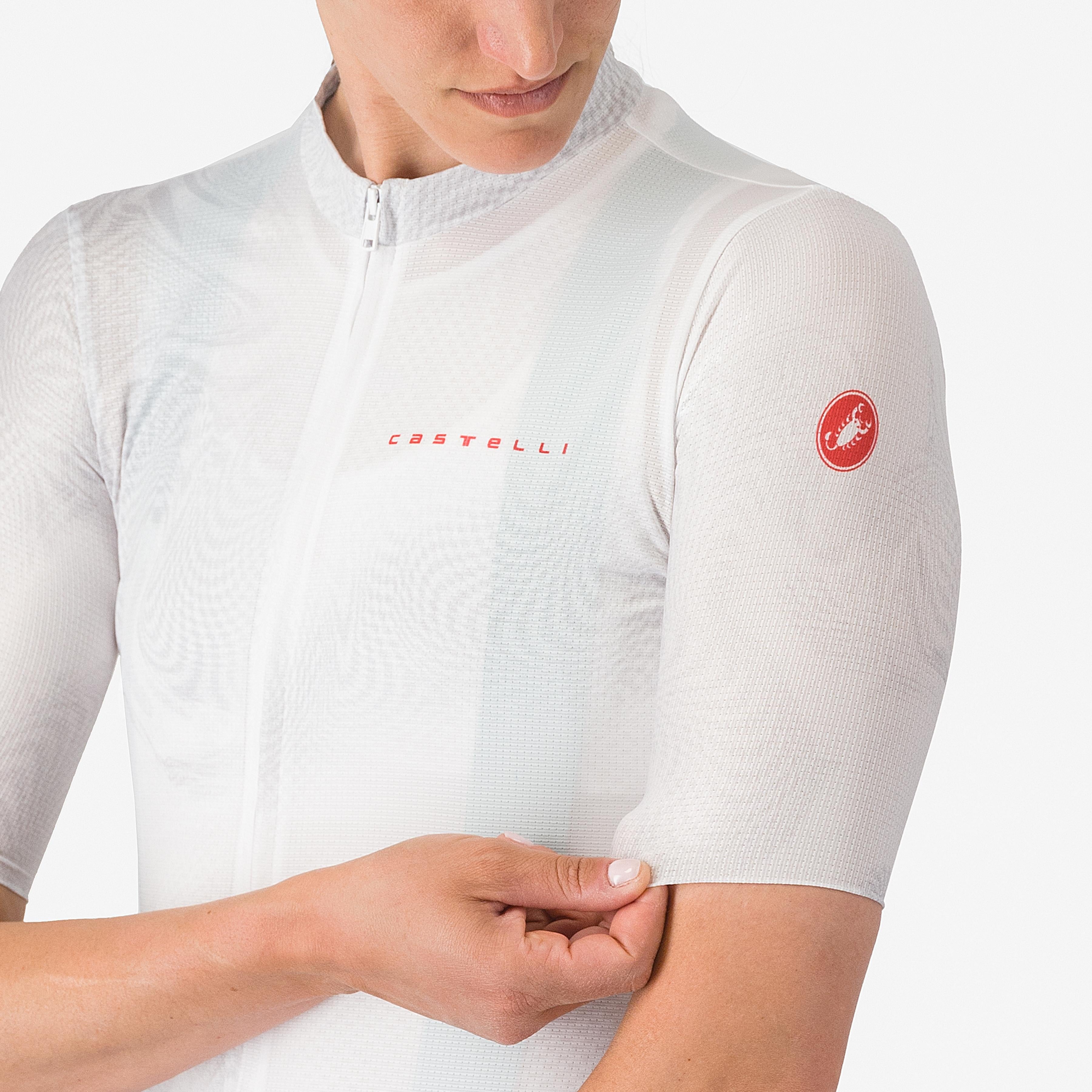 Castelli Fantasia Womens Short Sleeve Road Jersey White