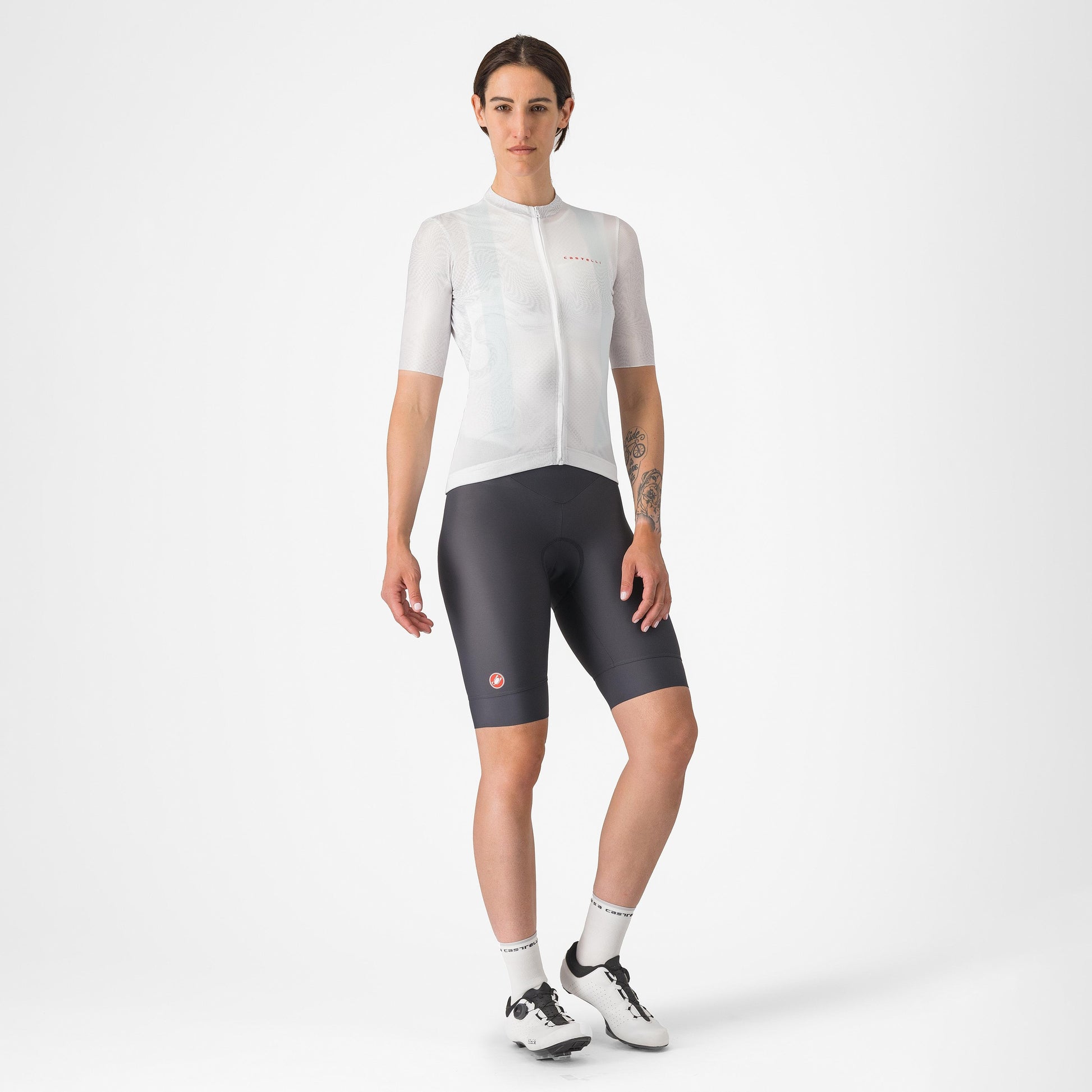 Castelli Fantasia Womens Short Sleeve Road Jersey White