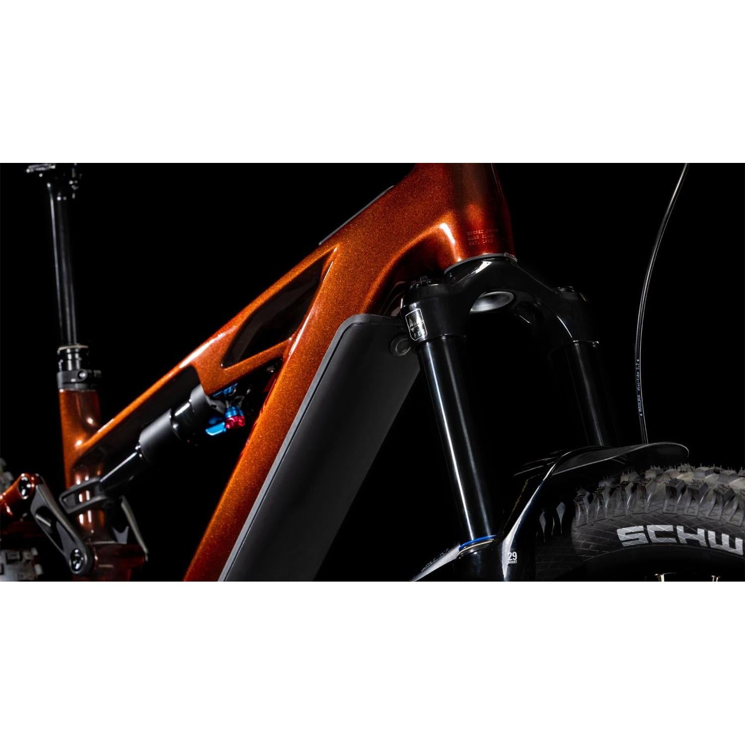 Cube Stereo Hybrid ONE77 HPC Race 800 Electric Enduro Bike Liquidorange'n'Orange