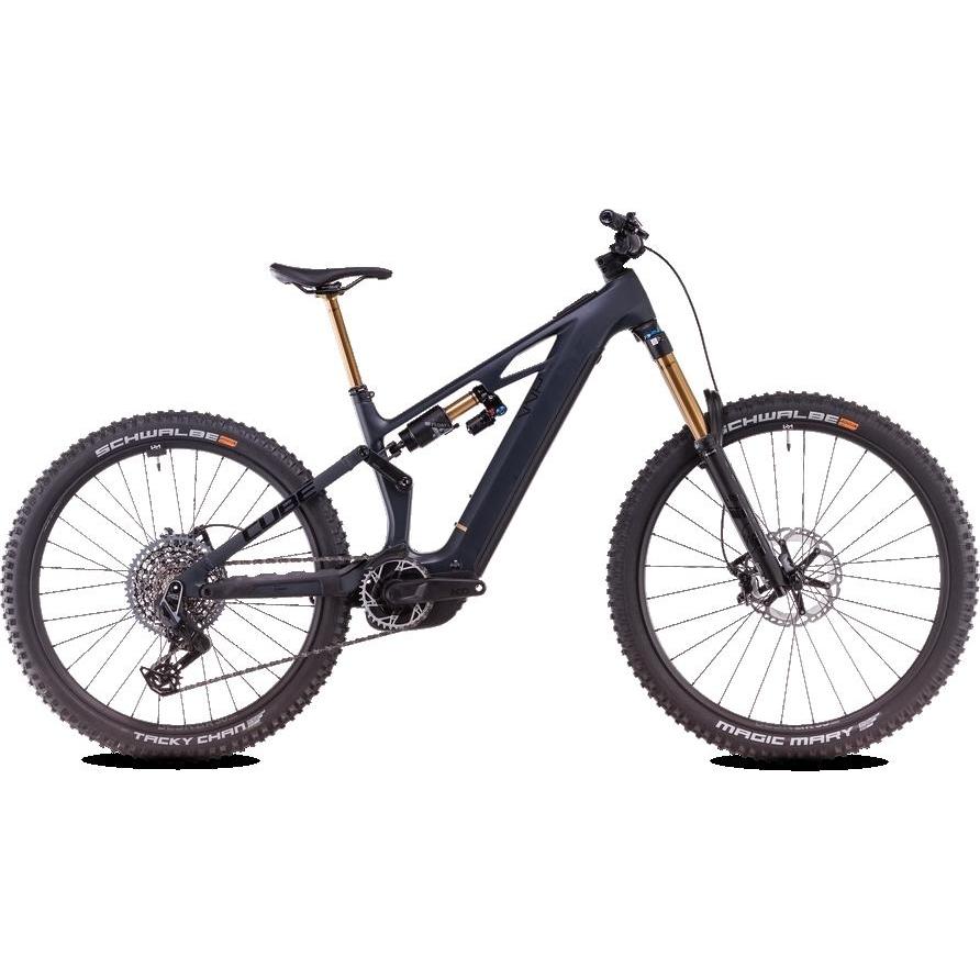 Cube Stereo Hybrid ONE77 HPC AT 800 Electric Enduro Bike Carbon'n'Gold