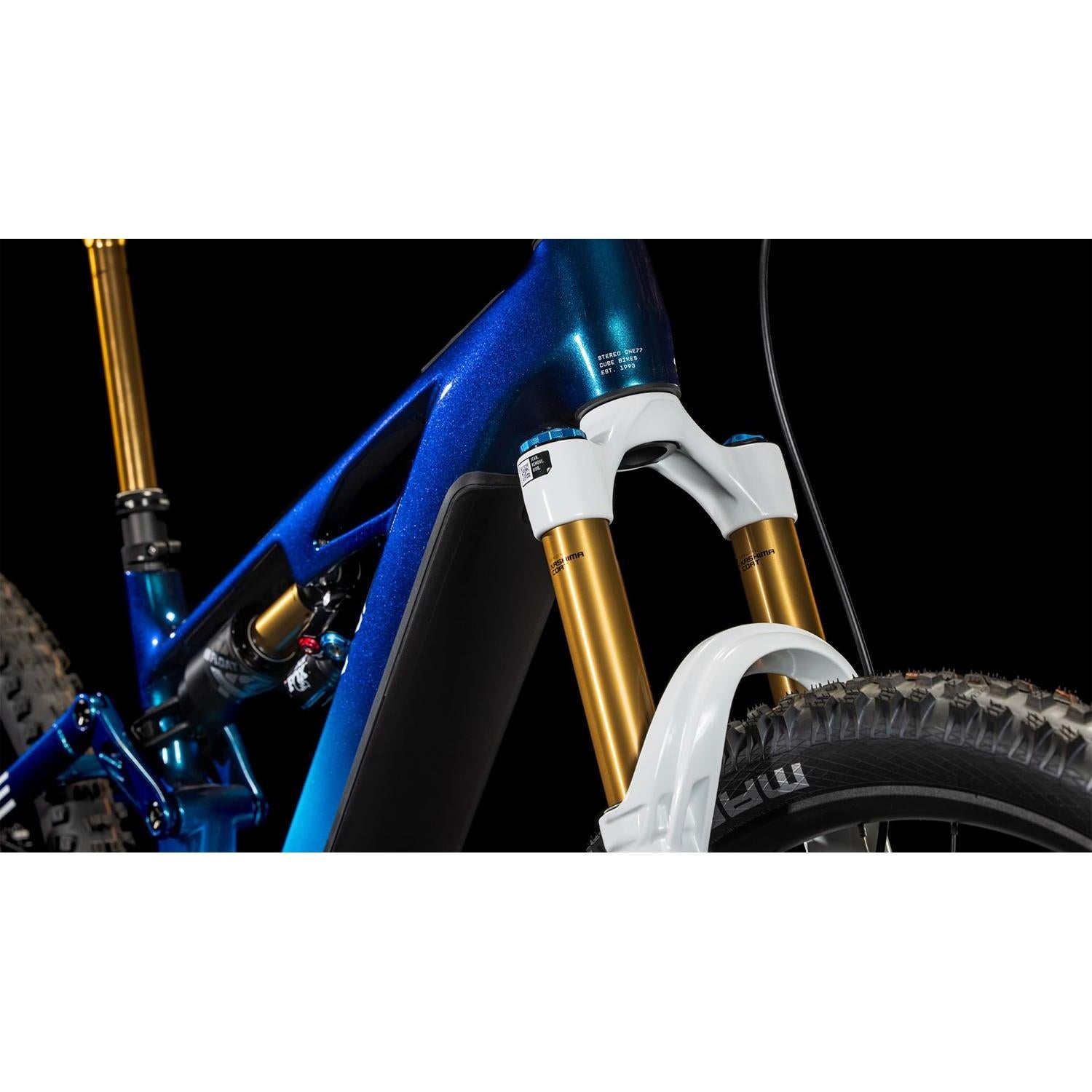 Cube Stereo Hybrid ONE77 HPC AT 800 Electric Enduro Bike Actionteam