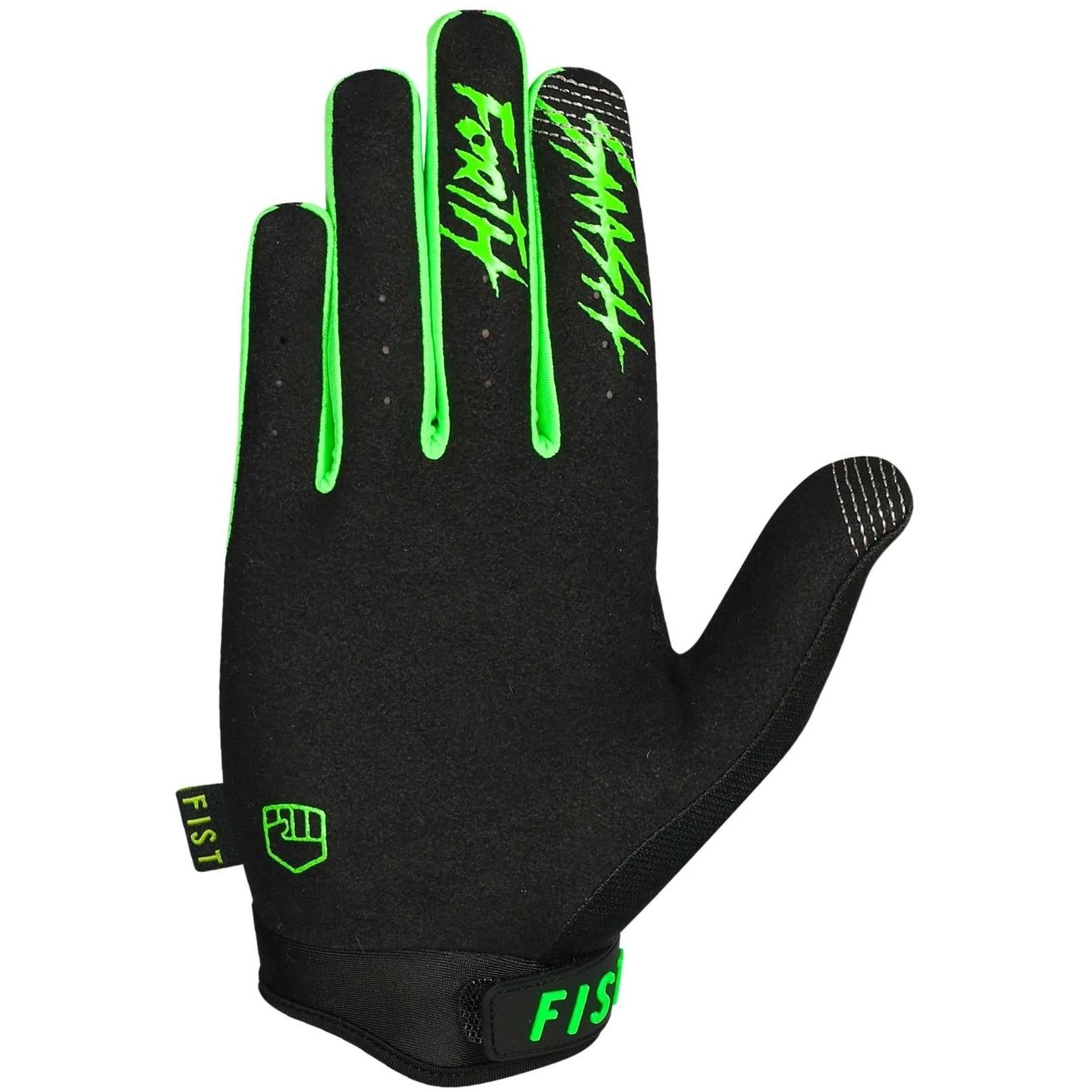 Fist CH24 Stocker MTB Gloves Fluoro Green/Black