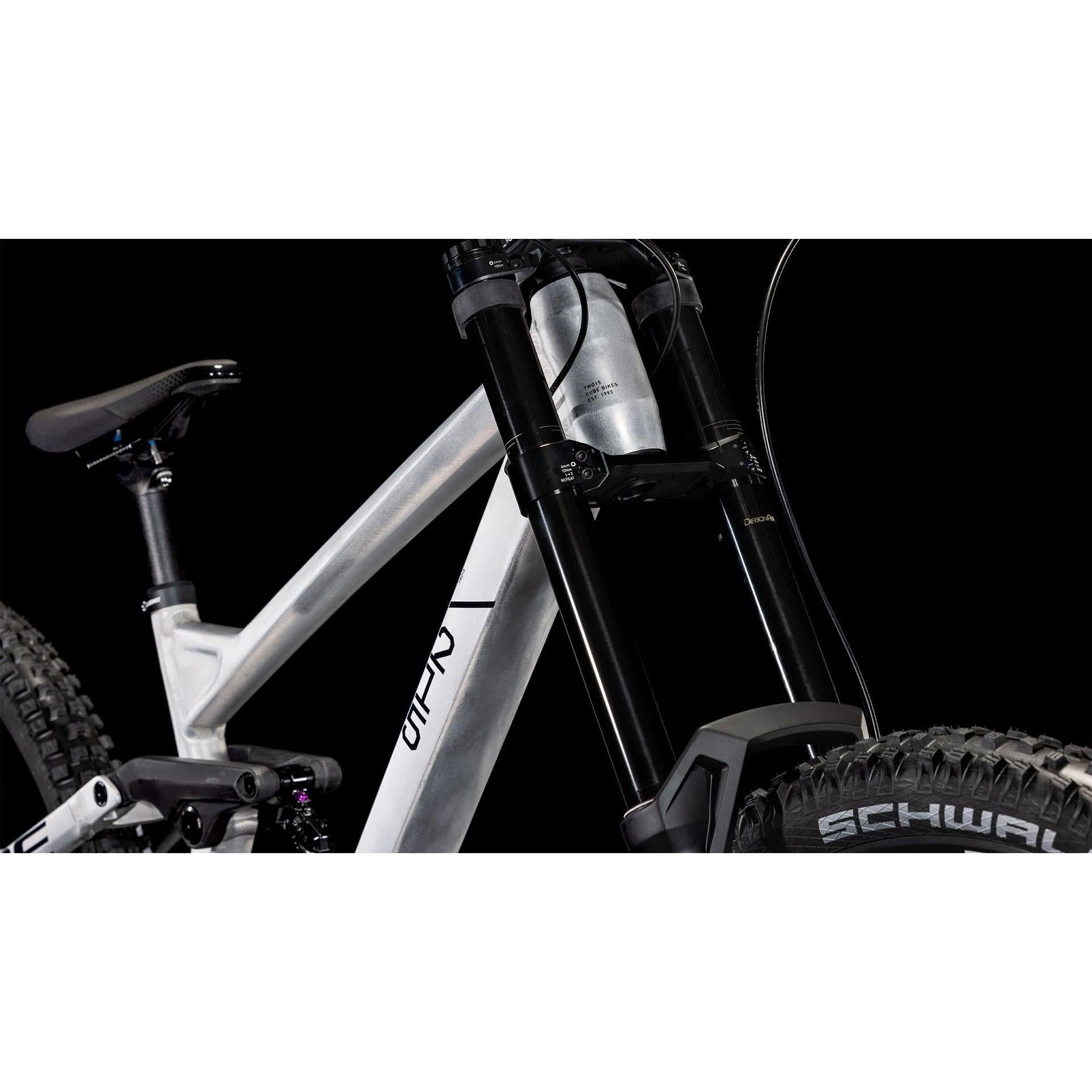 Cube TWO15 Pro 27.5'' Downhill Bike Rawmetal'n'Black