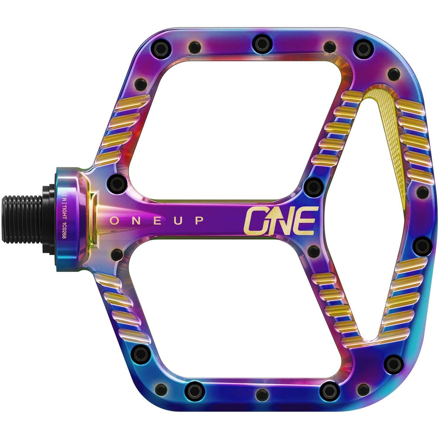 OneUp Components Aluminium Flat Pedals Oil Slick