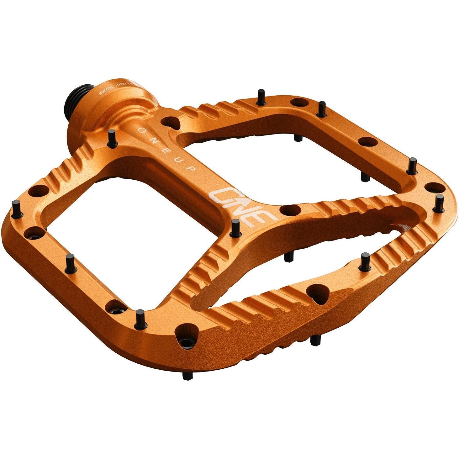 OneUp Components Aluminium Flat Pedals Orange – 99 Bikes