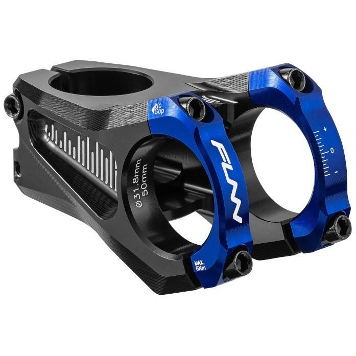 FUNN Equalizer Zero Stem 50mm Length 31.8mm Diameter Blue