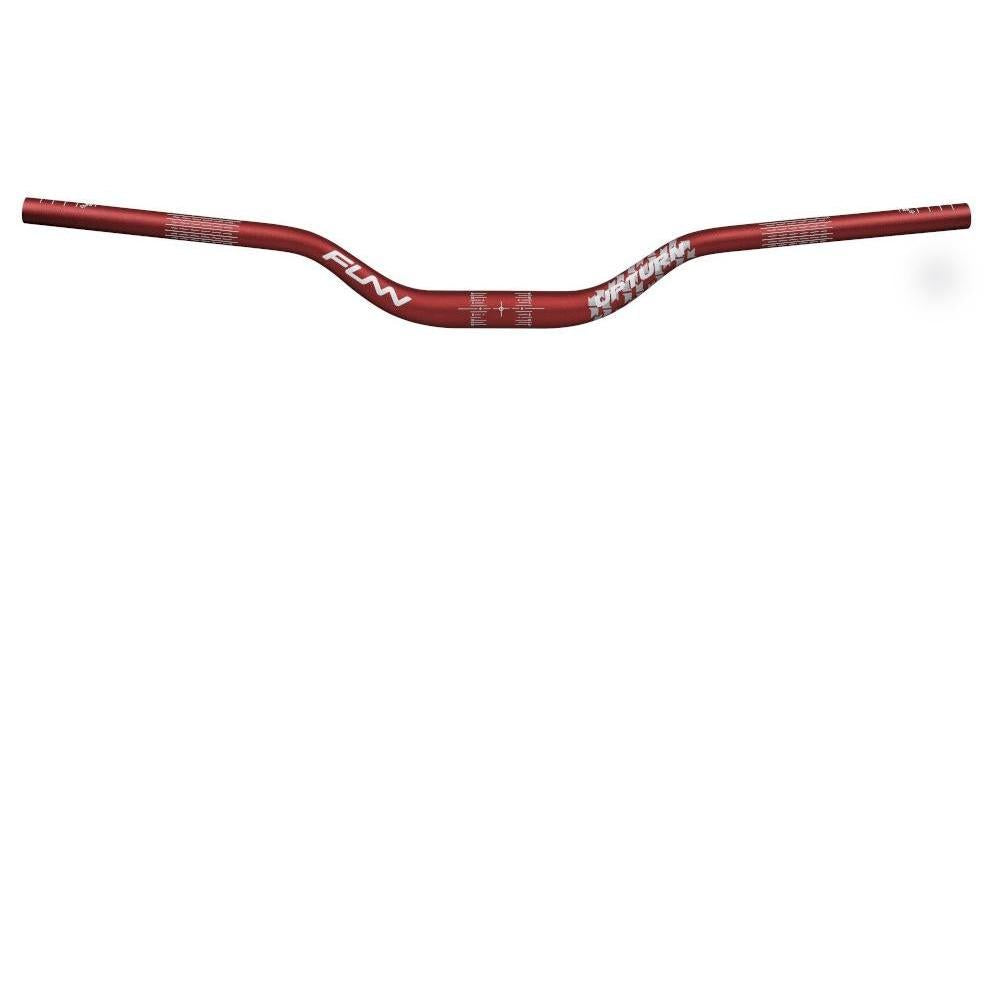 FUNN Upturn Handlebar 31.8mm Diameter 785mm Width 55mm Rise Red