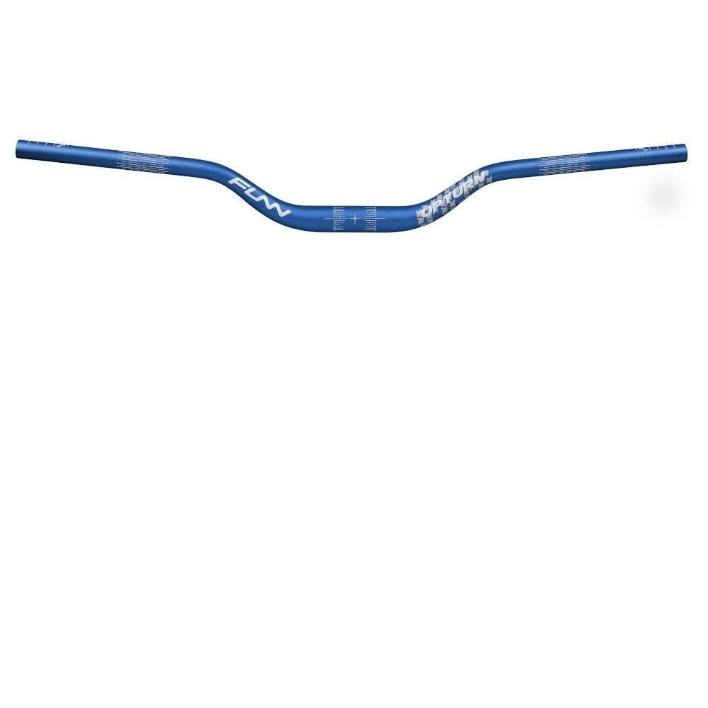 FUNN Upturn Handlebar 31.8mm Diameter 785mm Width 55mm Rise Blue
