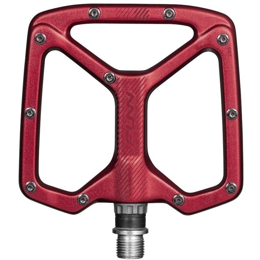 FUNN Python V2 Flat Pedals Red