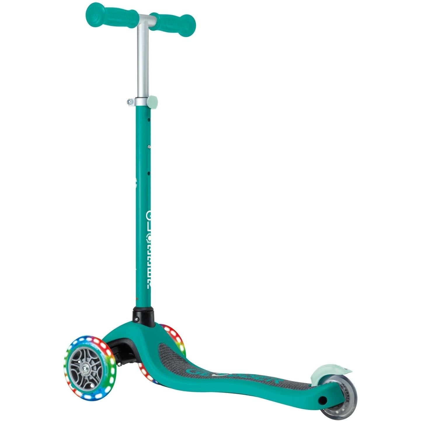 Globber Primo Lights Kids Scooter Green
