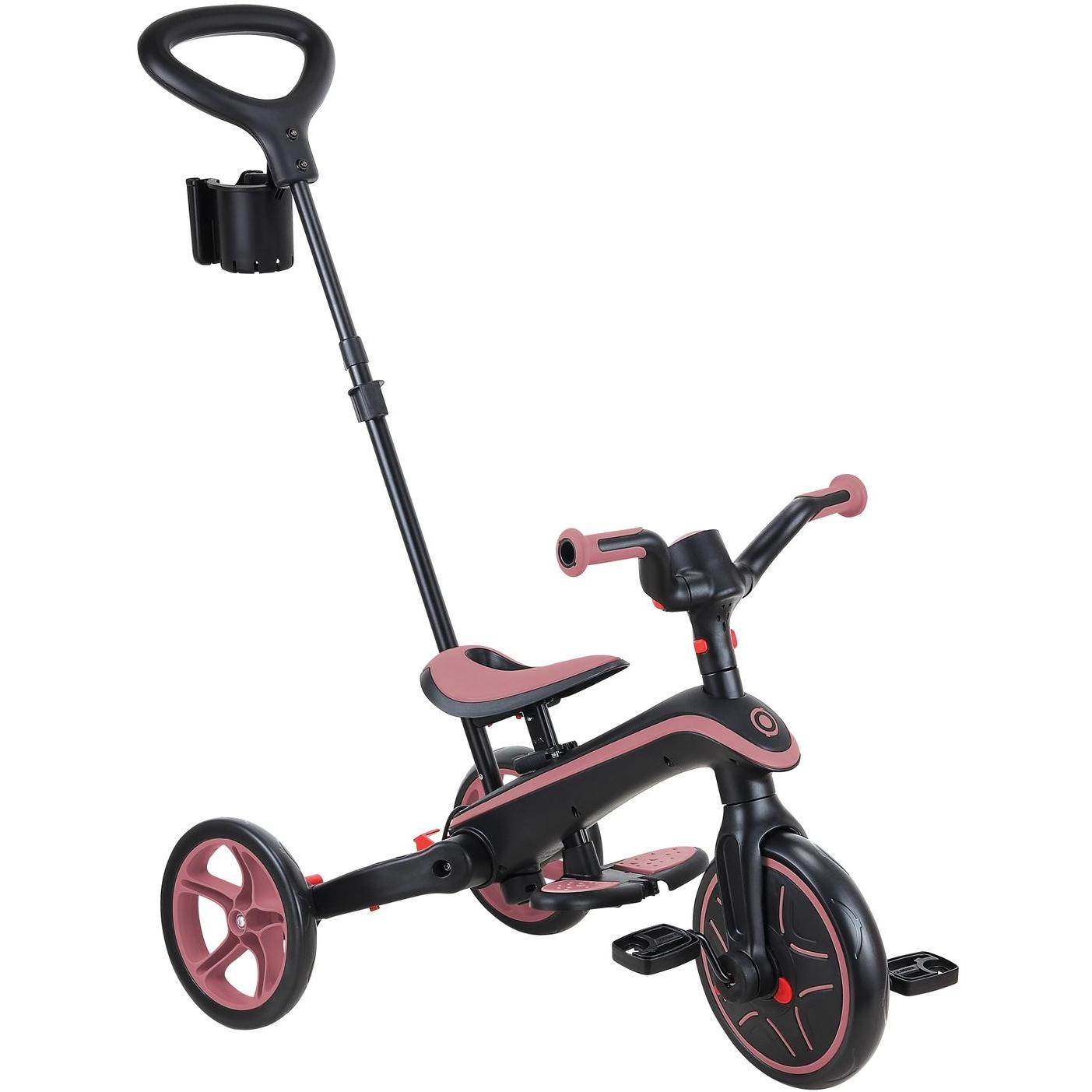 Globber Explorer Foldable 4in1 Kids Trike Deep Pastel Pink