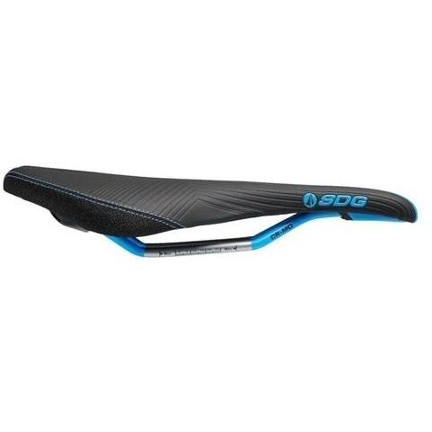 SDG Duster MTB Saddle Cro-Mo Performance Black/Cyan