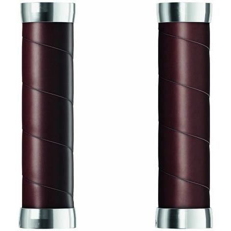 Brooks Slender Leather Grips 130mm Brown