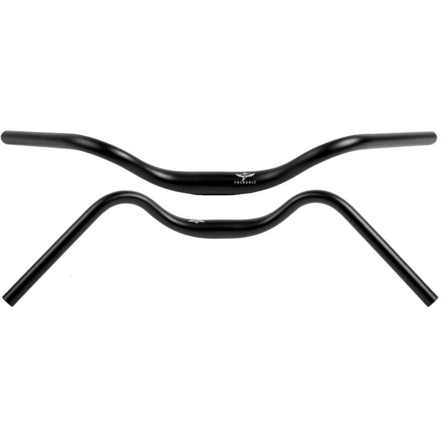 Fairdale Archer V2 Handlebar 50mm Rise x 650mm Width x 45 Degree Backsweep Black
