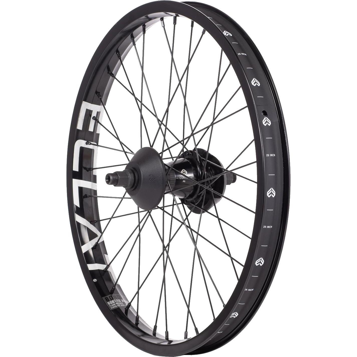 ECLAT Bondi Logo / Cortex Rear BMX Wheel 20'' Black