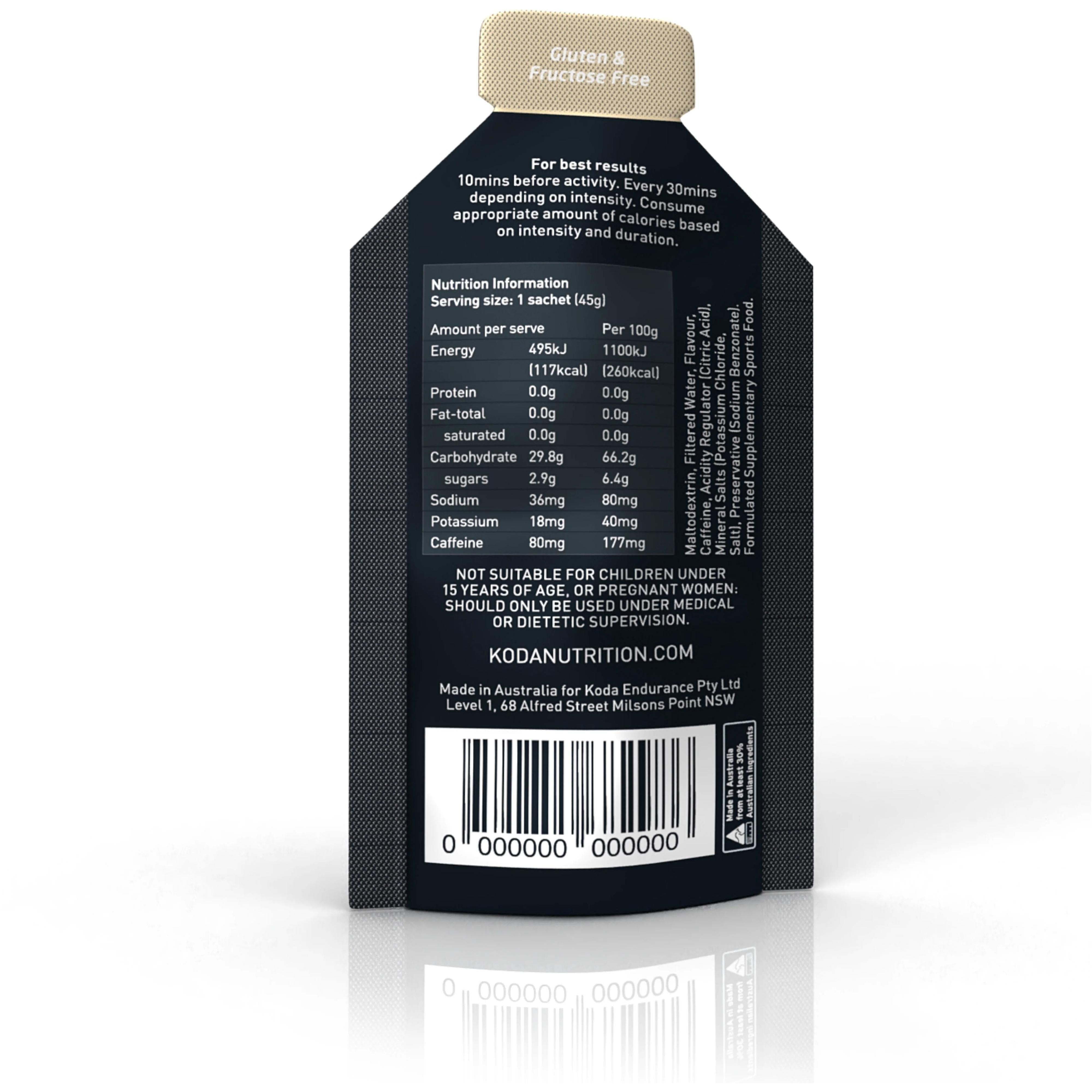 Koda Energy Gel 45g Cola Vanilla