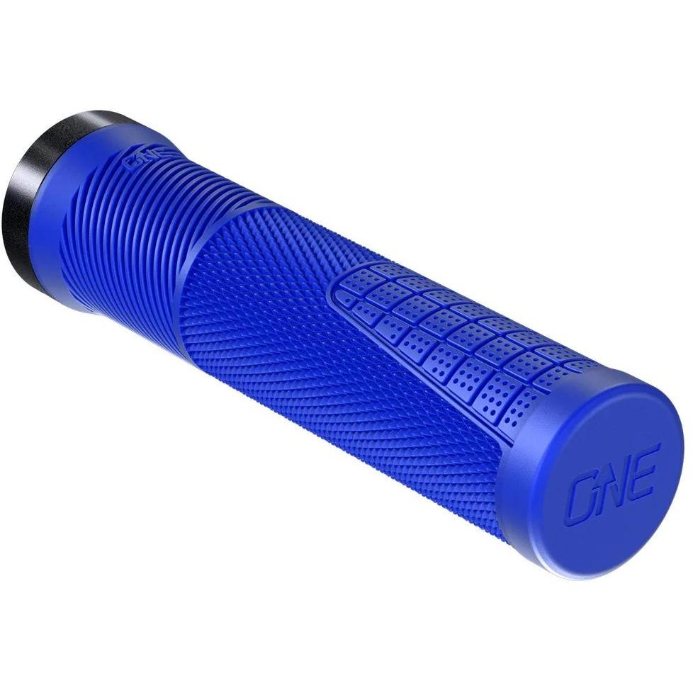 OneUp Components Thin Lock-On Grips Blue