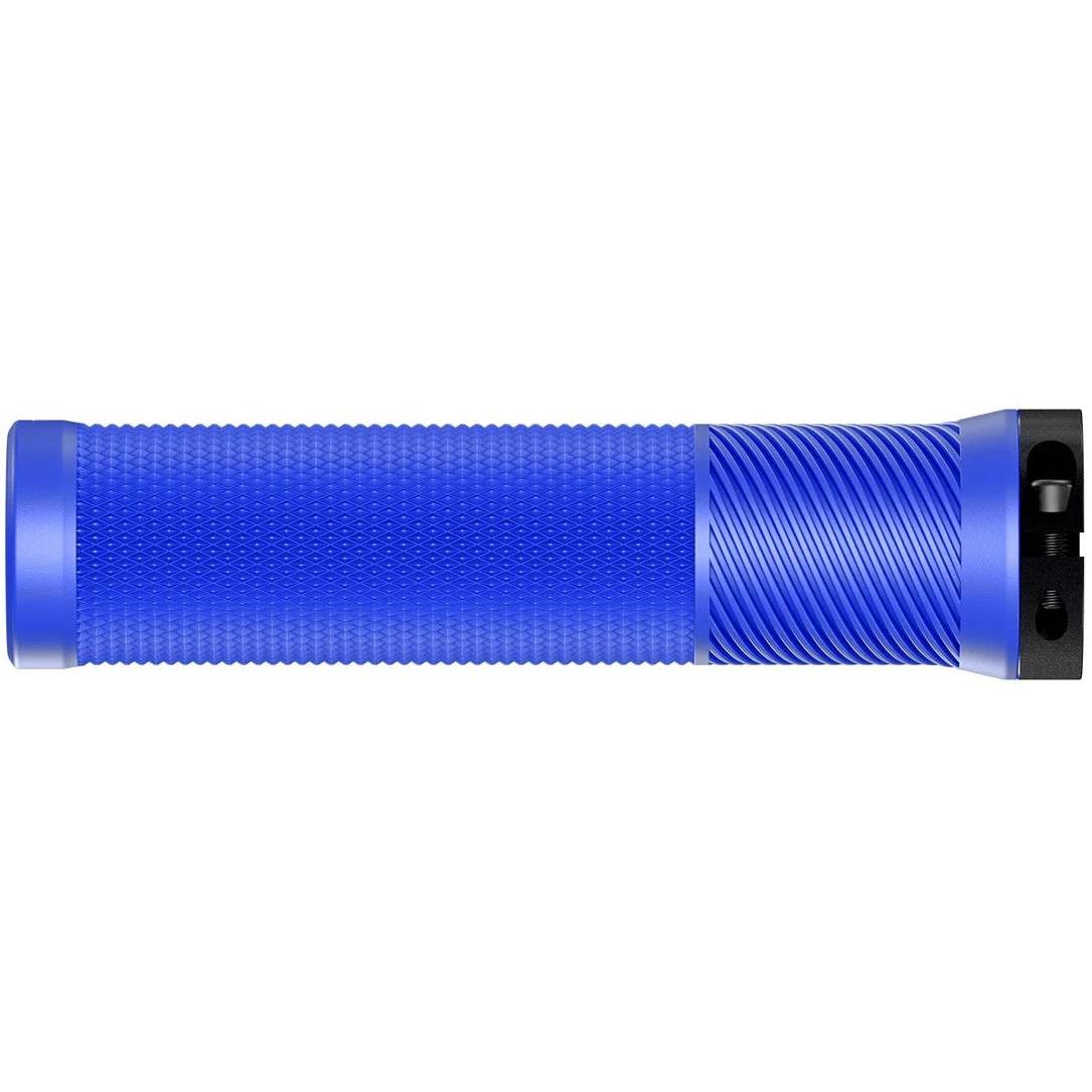 OneUp Components Thin Lock-On Grips Blue