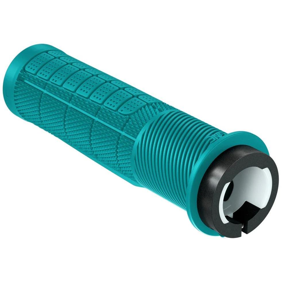 OneUp Components Thick Lock-On Grips Turquoise