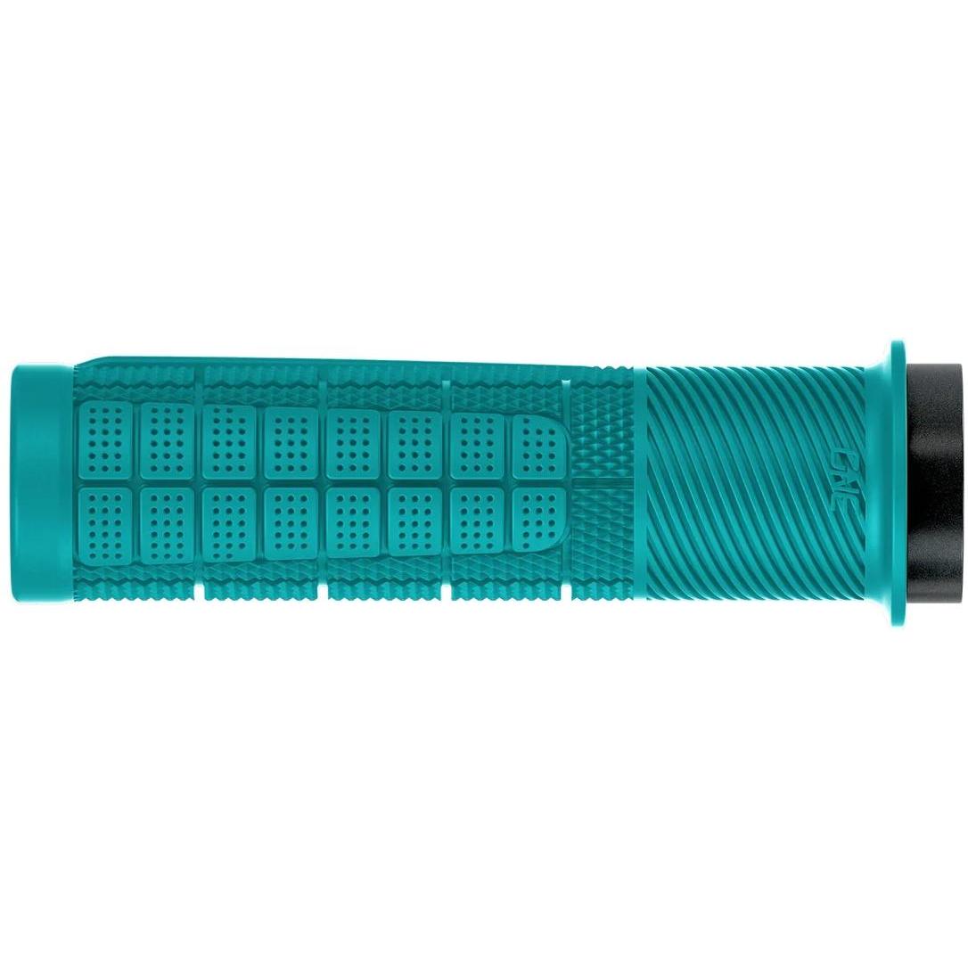 OneUp Components Thick Lock-On Grips Turquoise