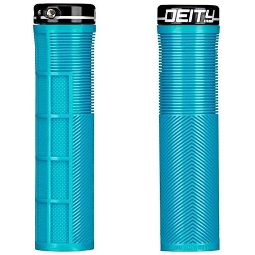 Deity Knuckleduster Lock On Grips Turquoise