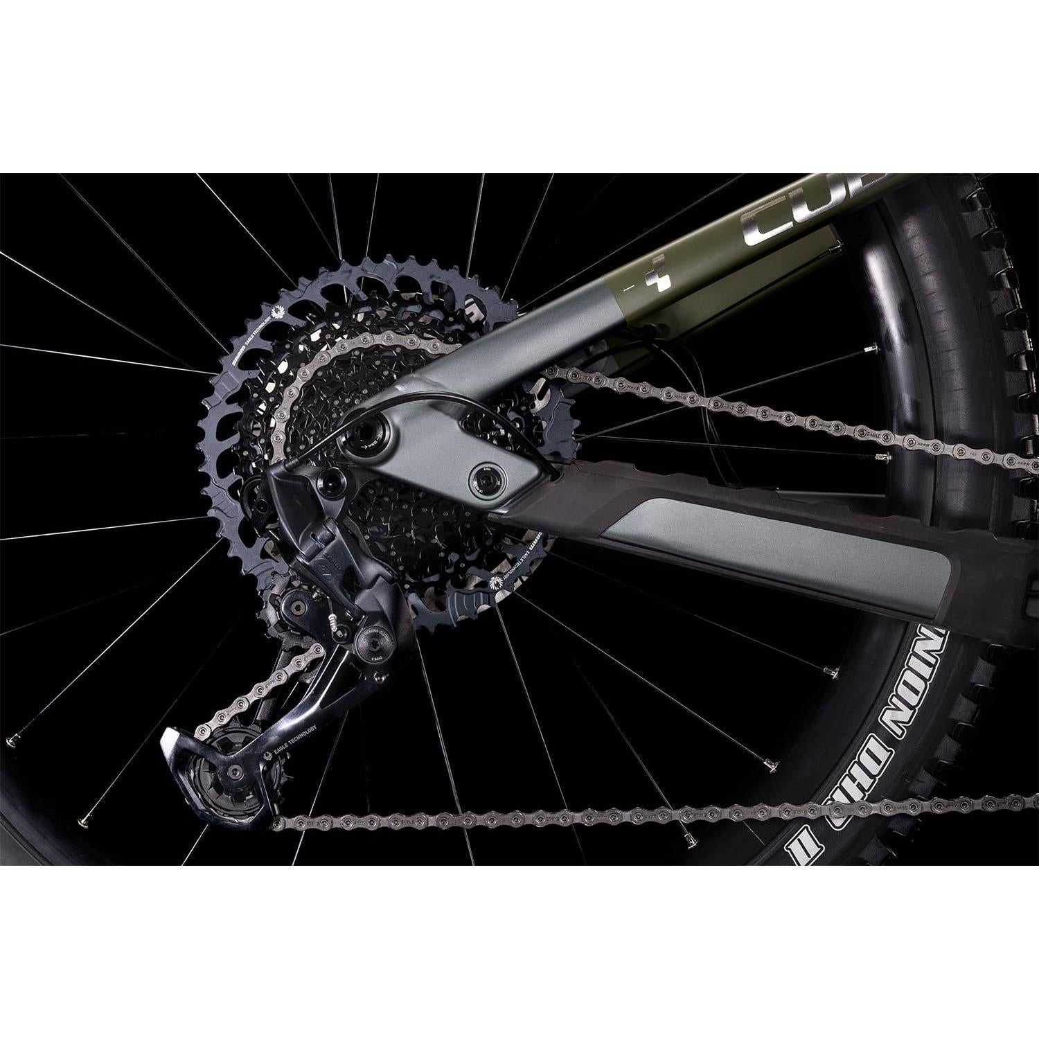 Cube Stereo Hybrid 160 HPC TM 750 Dual Suspension Electric Mountain Bike 27.5'' Flashgrey 'n' Olive