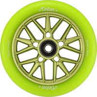 ENVY Delux Scooter Wheel 120mm x 26mm Wheel - Green/Green