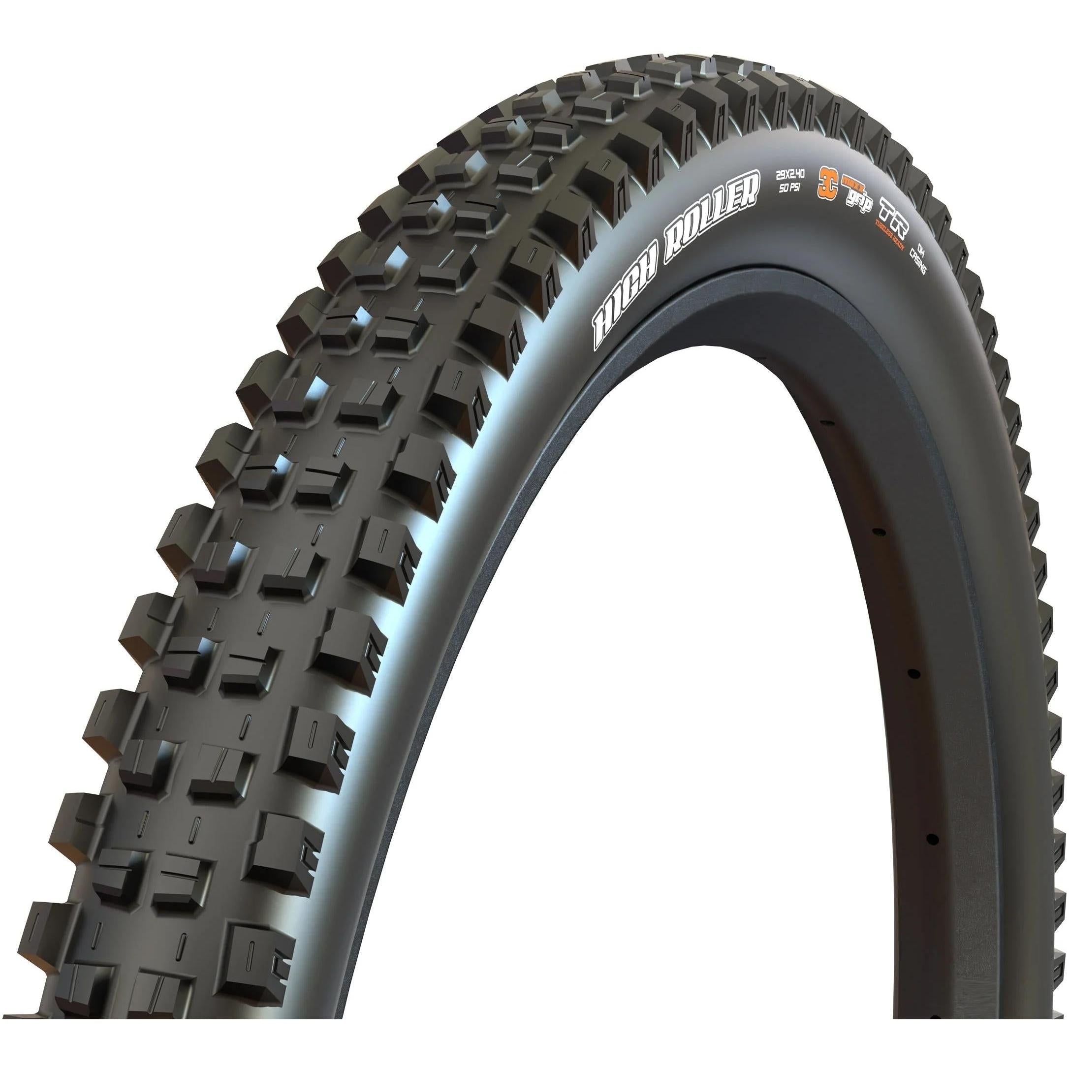Maxxis High Roller III Folding MTB Tyre DH 3C MaxxGrip TR 27.5 x 2.40'' 2x60TPI