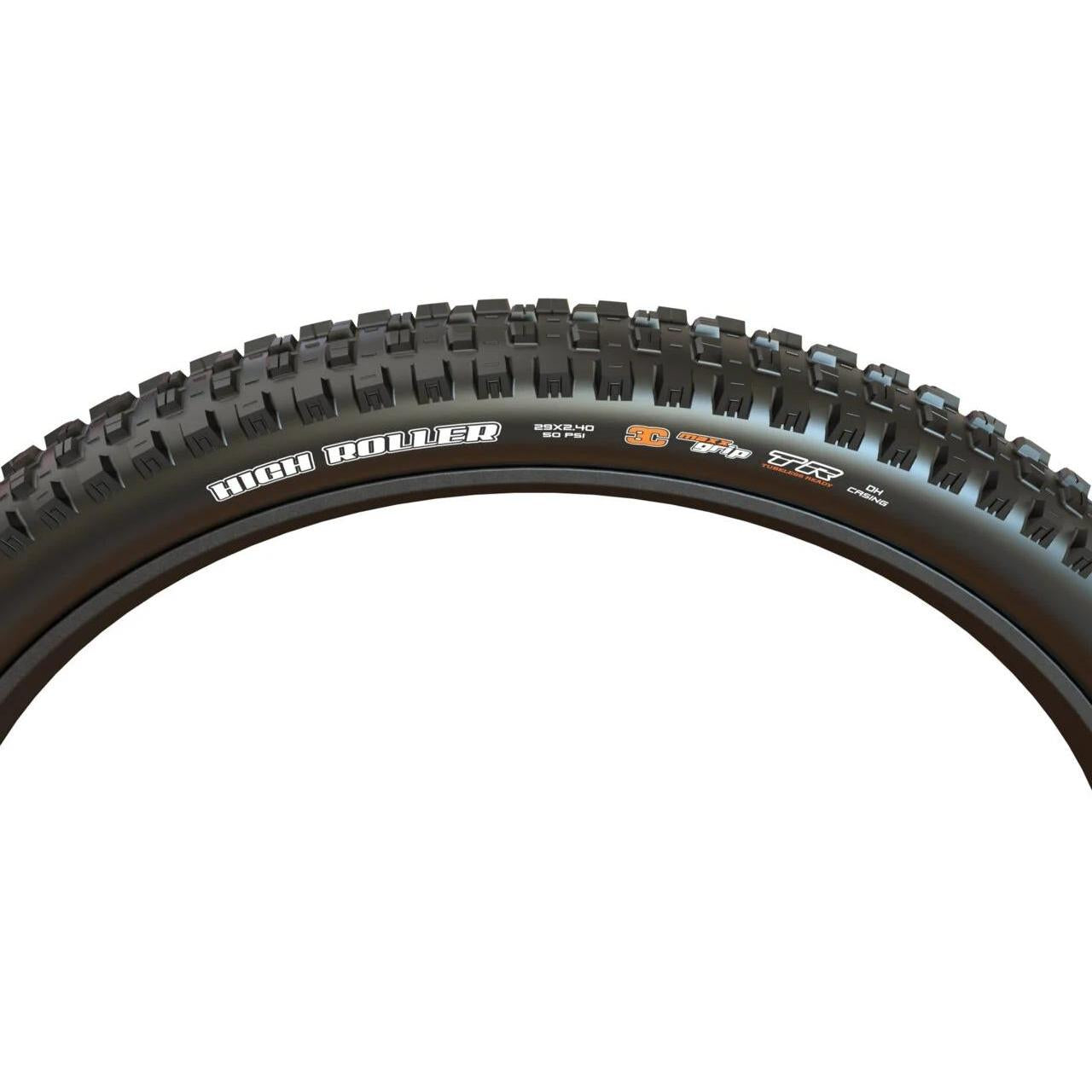 Maxxis High Roller III Folding MTB Tyre DD 3C MaxxGrip TR 29 x 2.40'' 2x120TPI