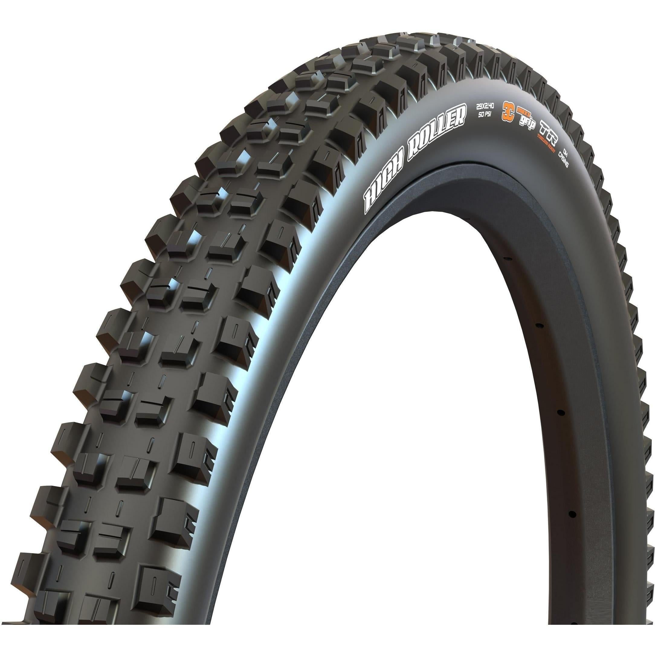 Maxxis High Roller III Folding MTB Tyre DH 3C MaxxGrip TR 29 x 2.40'' 2x60TPI