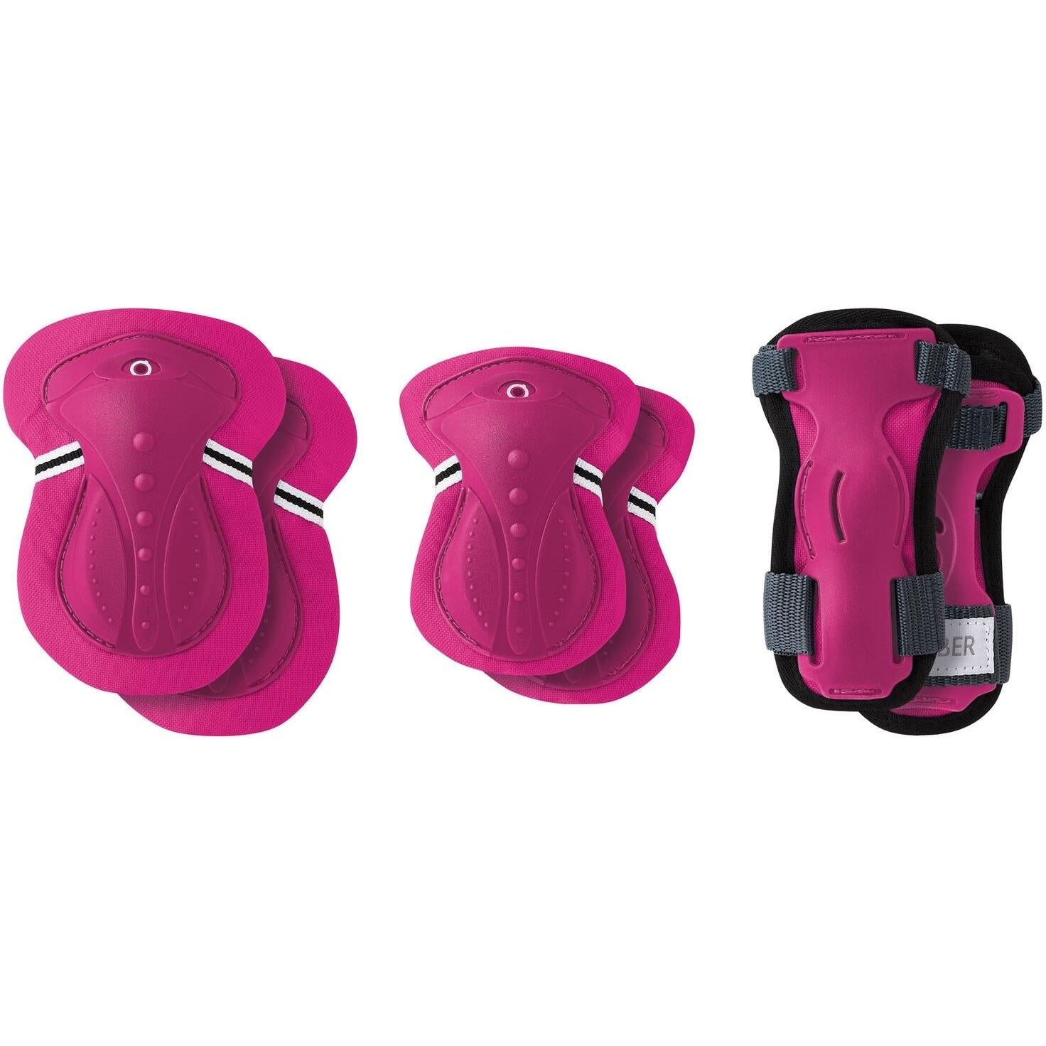 Globber Junior Protective Pad Set Fucshia
