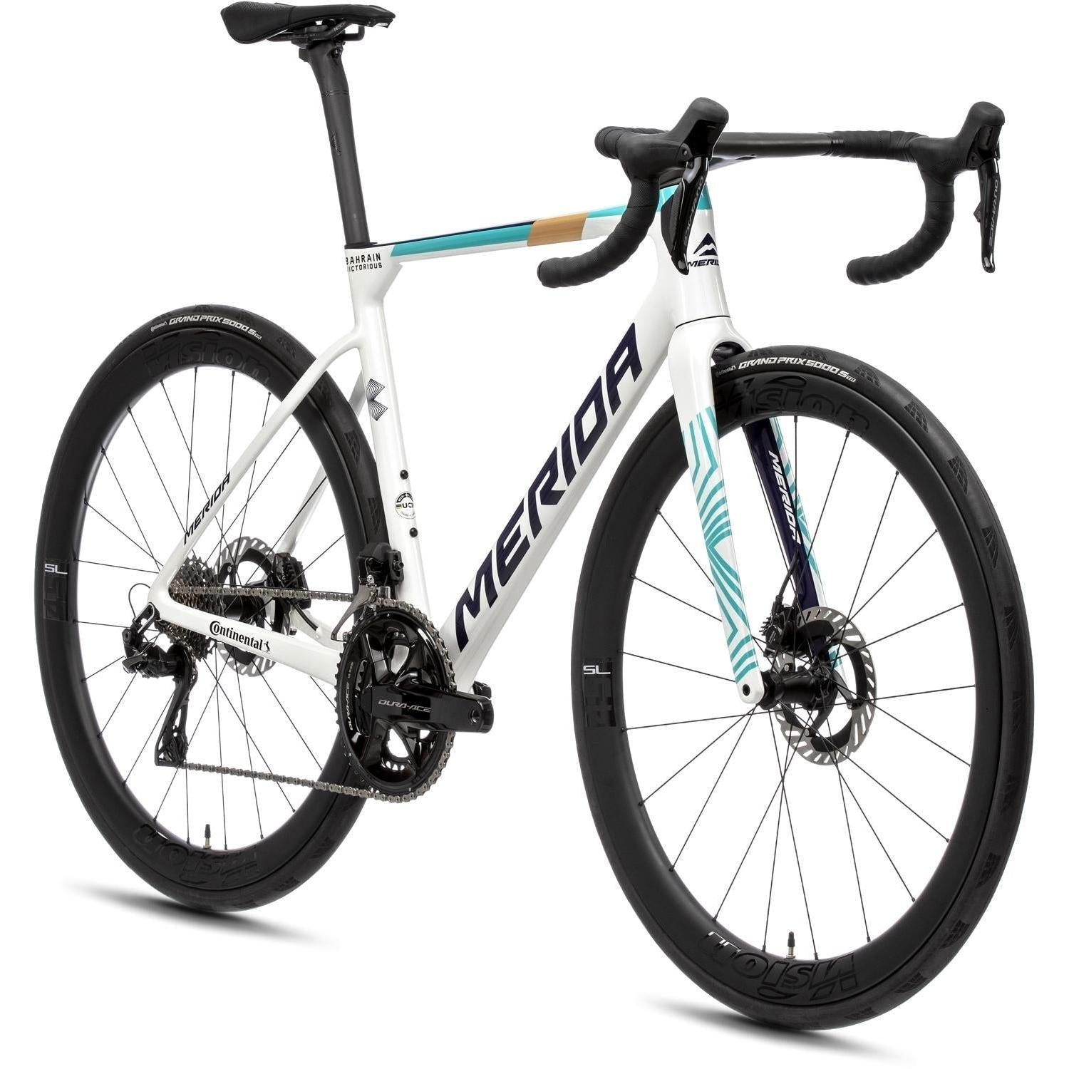 Merida Scultura Team Road Bike Teal/Pearl Blue
