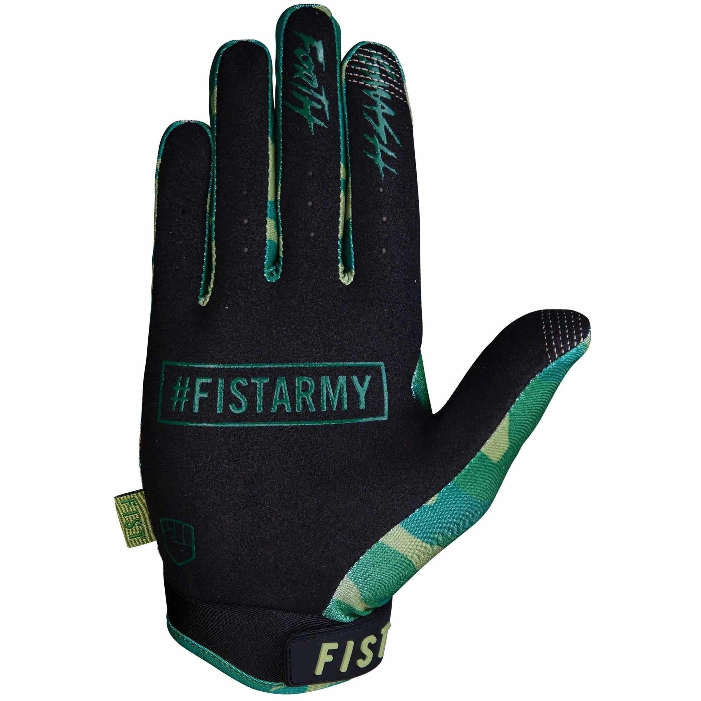 Fist Stocker Youth Gloves Camo Green
