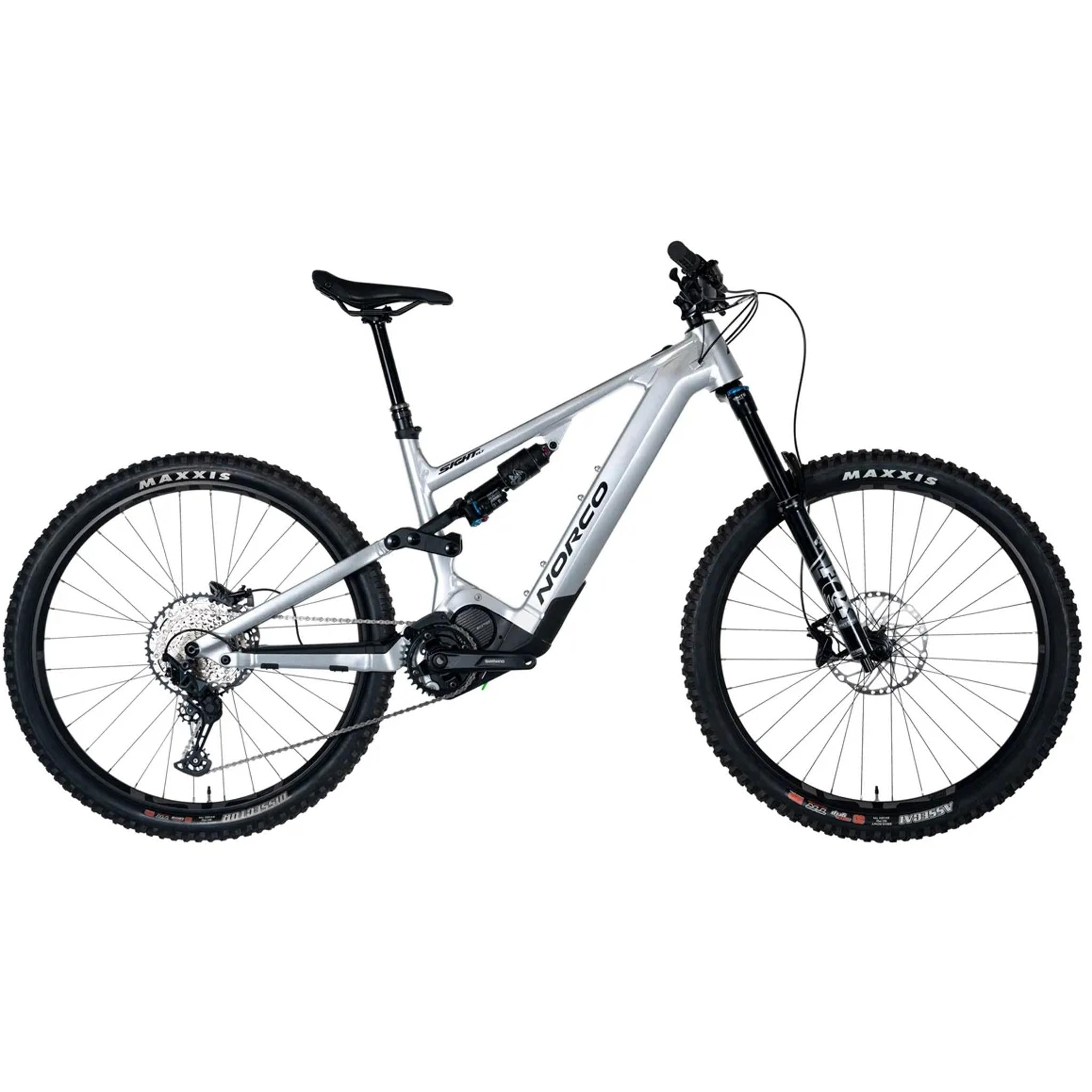 EX-DEMO Norco Sight VLT A1 Electric Enduro Bike 720Wh Battery Silver/Black (Medium)