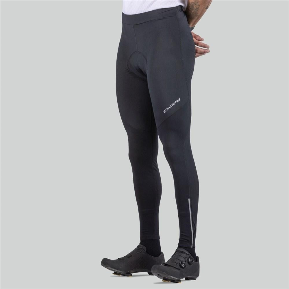 Bellwether Men's Tights Thermaldress w/Chamois Black LG