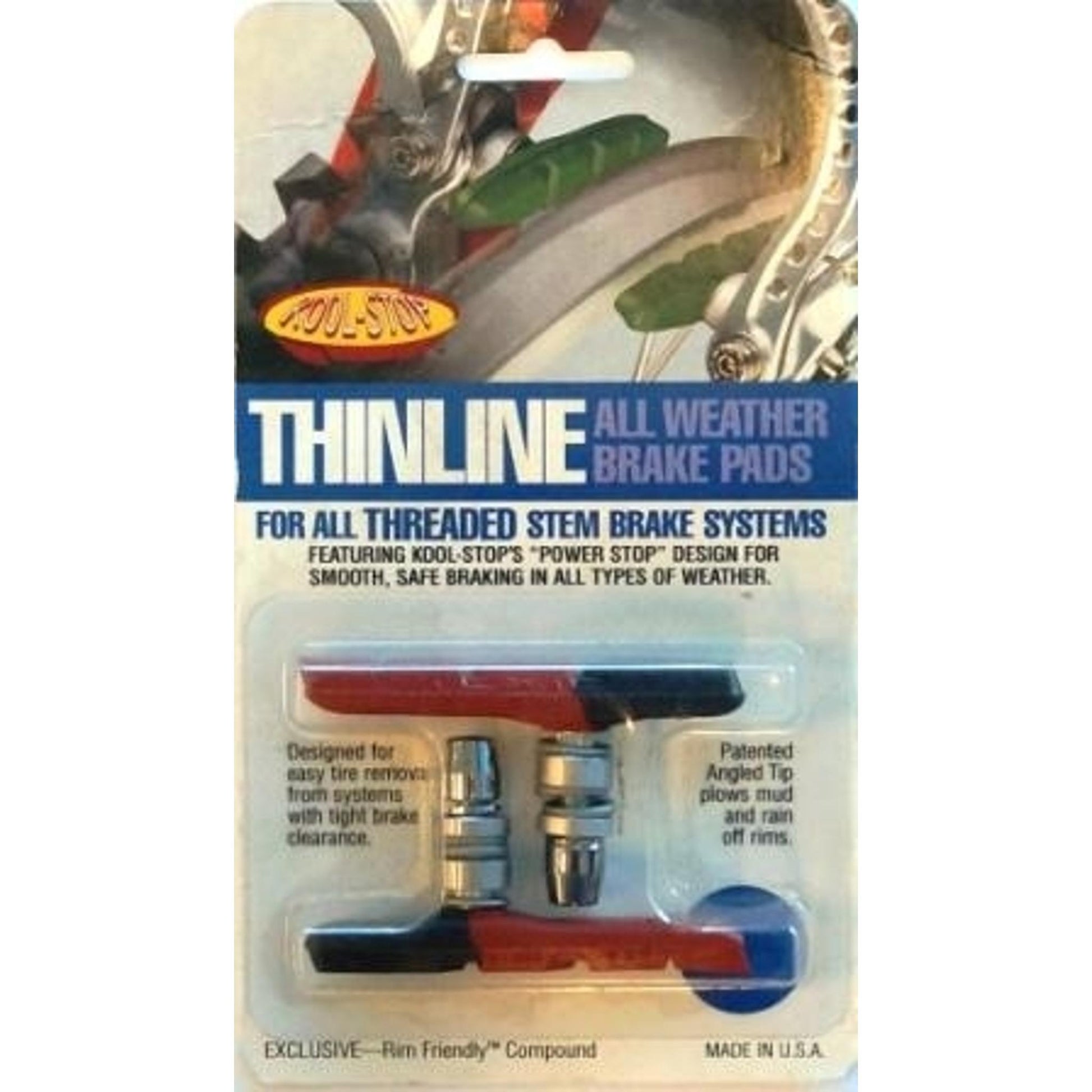 Kool Stop Dual Comp T-Line Threaded Brake Pads