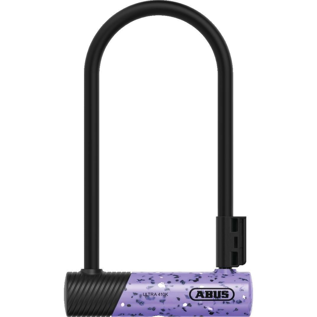 Abus Ultra 410K/170HB Key U-Lock 230cm w/ SH Bracket Purple