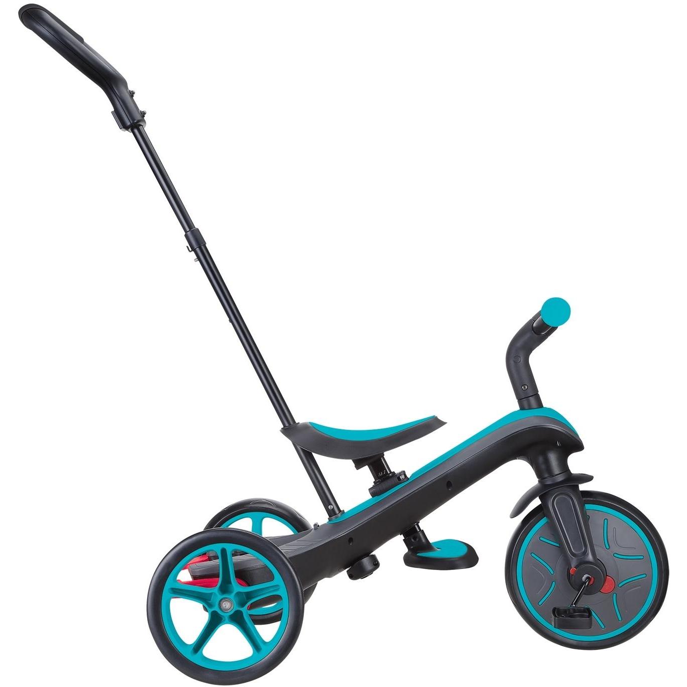 Globber Explorer 4in1 Kids Trike w/ Folding Canopy Teal