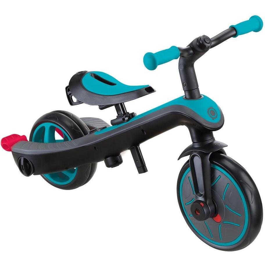 Globber Explorer 4in1 Kids Trike w/ Folding Canopy Teal