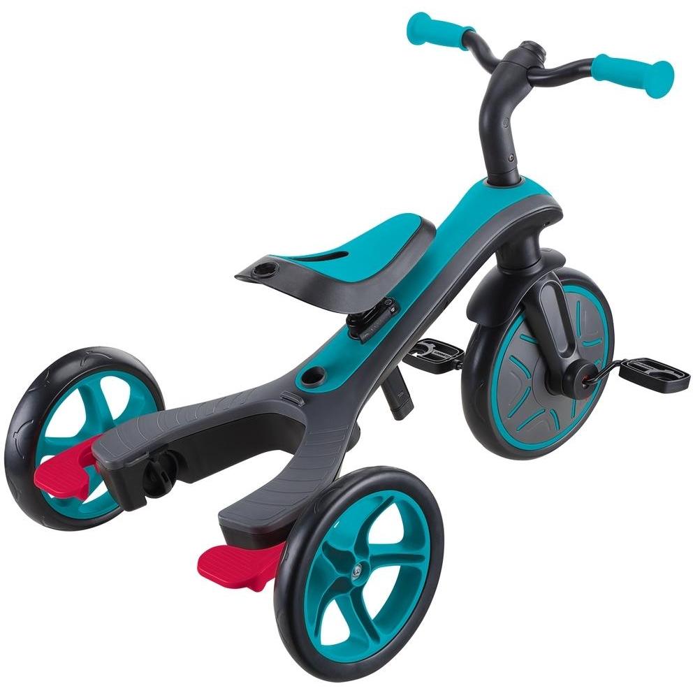 Globber Explorer 4in1 Kids Trike w/ Folding Canopy Teal