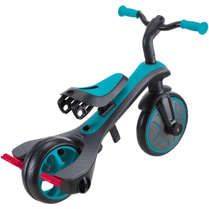 Globber Explorer 4in1 Kids Trike w/ Folding Canopy Teal