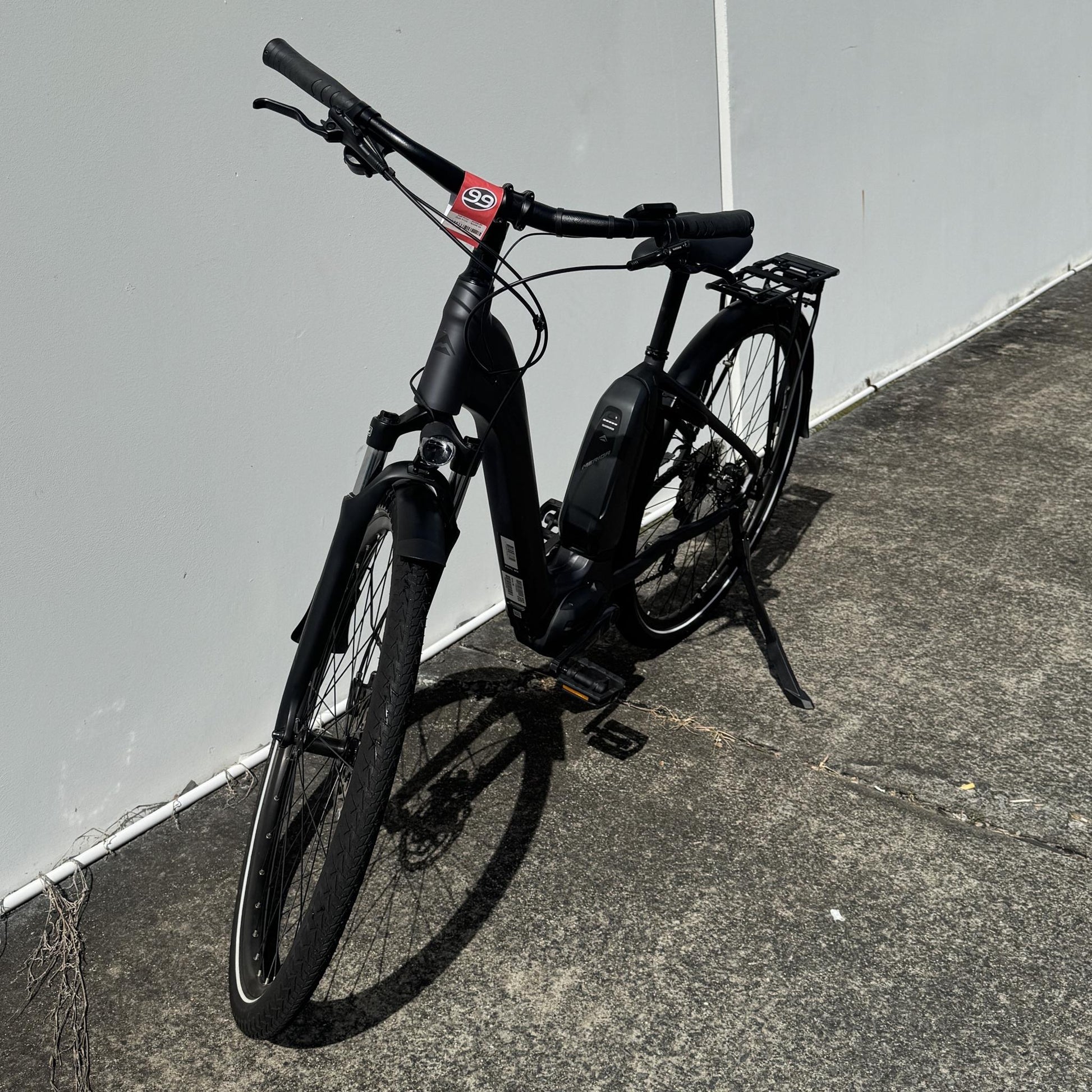 EX-DEMO Merida eSpresso City 300SE EQ 504Wh Electric Hybrid Bike Matte Silver (Small)
