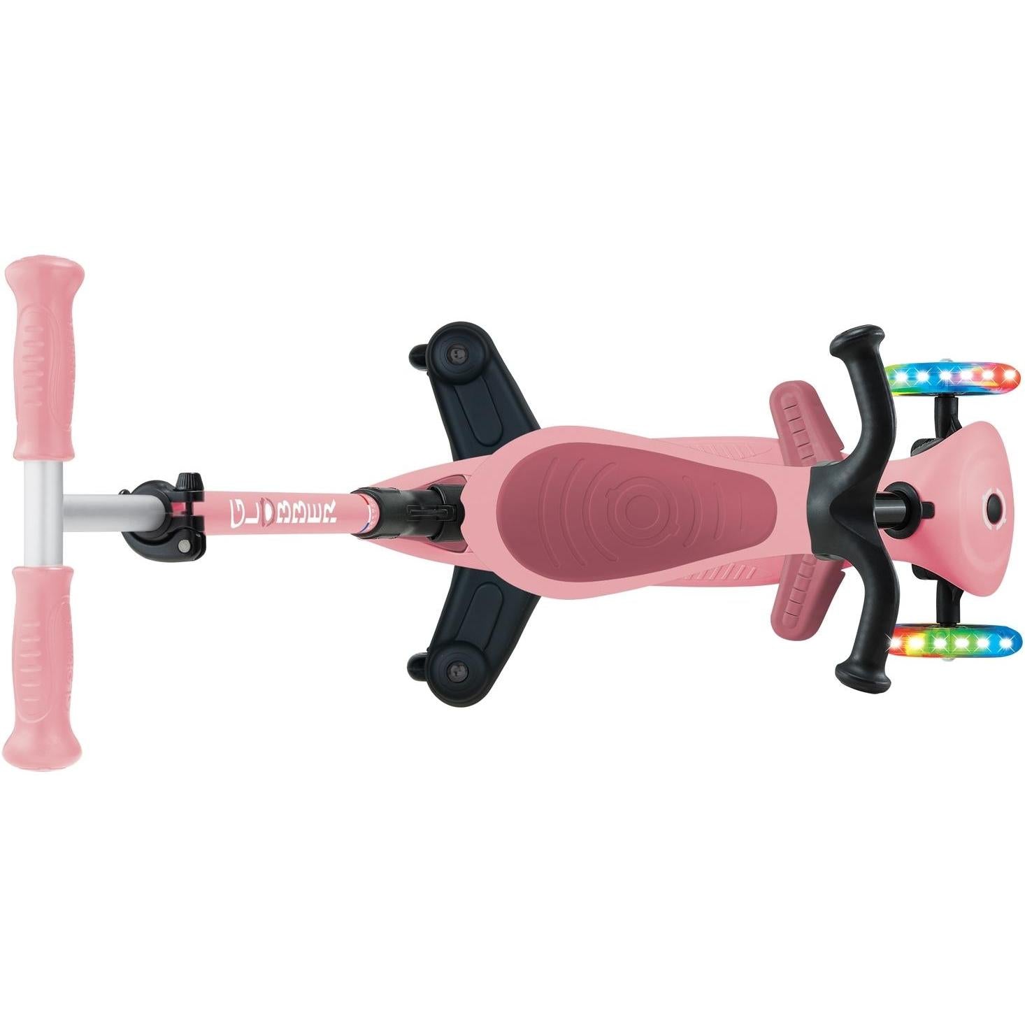 Globber Go Up Active Lights 360 - 3 in 1 Kids Scooter Pink