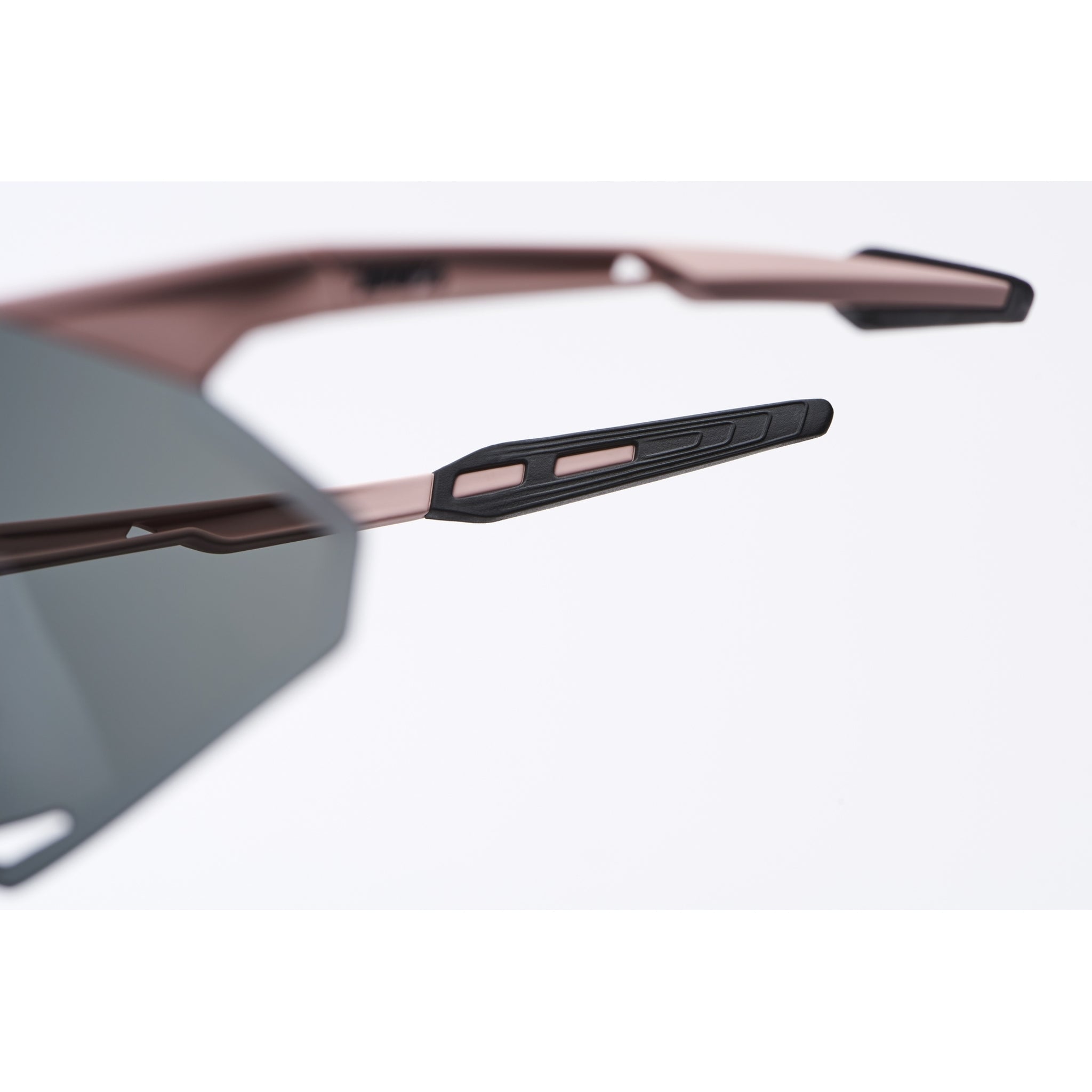 100% Hypercraft XS Sunglasses Soft Tact Desert Pink - Black Mirror